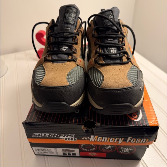 Skechers Other - Skechers Men's Black and Brown Athletic Shoes